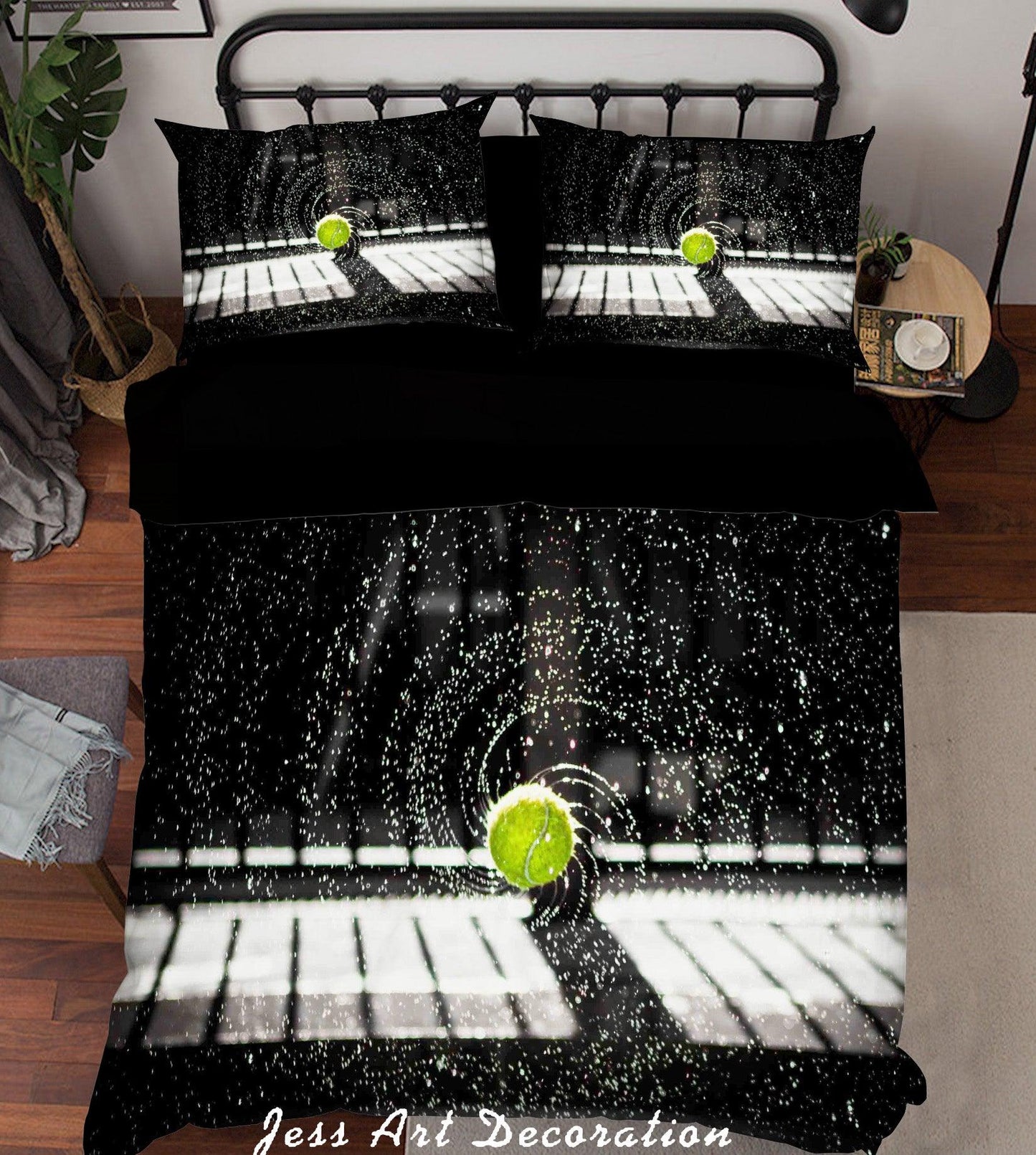 3D Abstract Tennis Quilt Cover Set Bedding Set Duvet Cover Pillowcases A122 LQH