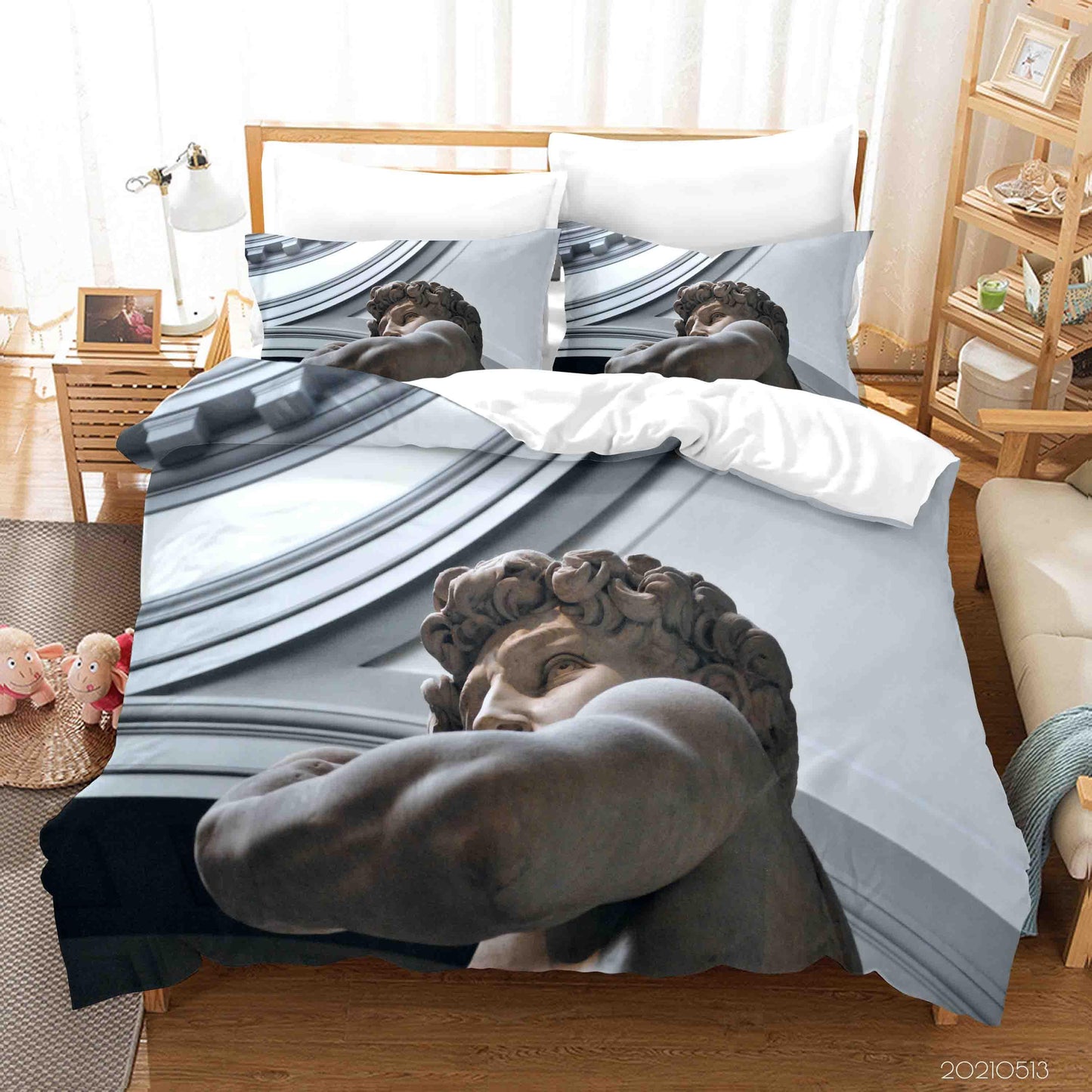 3D Art Sculpture Quilt Cover Set Bedding Set Duvet Cover Pillowcases 223