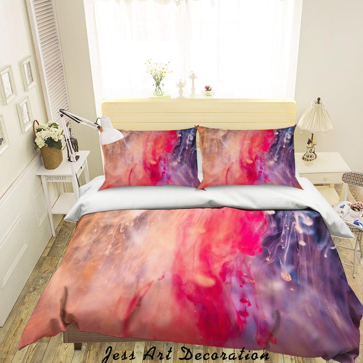 3D Abstract Color Graffiti Quilt Cover Set Bedding Set Duvet Cover Pillowcases 240