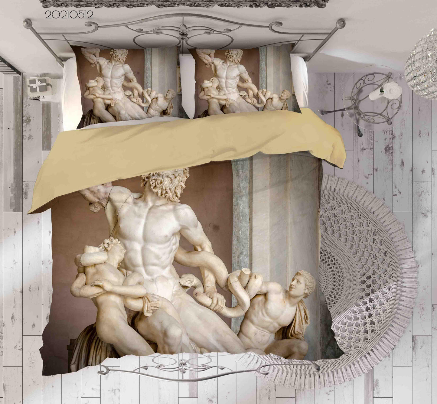 3D Art Sculpture Quilt Cover Set Bedding Set Duvet Cover Pillowcases 245