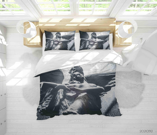 3D Art Sculpture Quilt Cover Set Bedding Set Duvet Cover Pillowcases 250