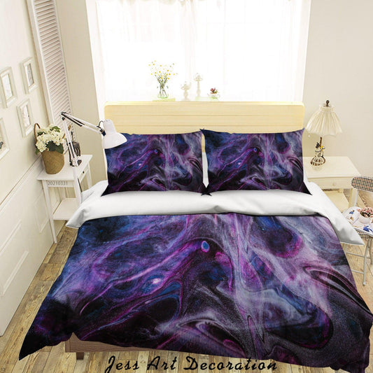 3D Abstract Marble Texture Quilt Cover Set Bedding Set Duvet Cover Pillowcases 267
