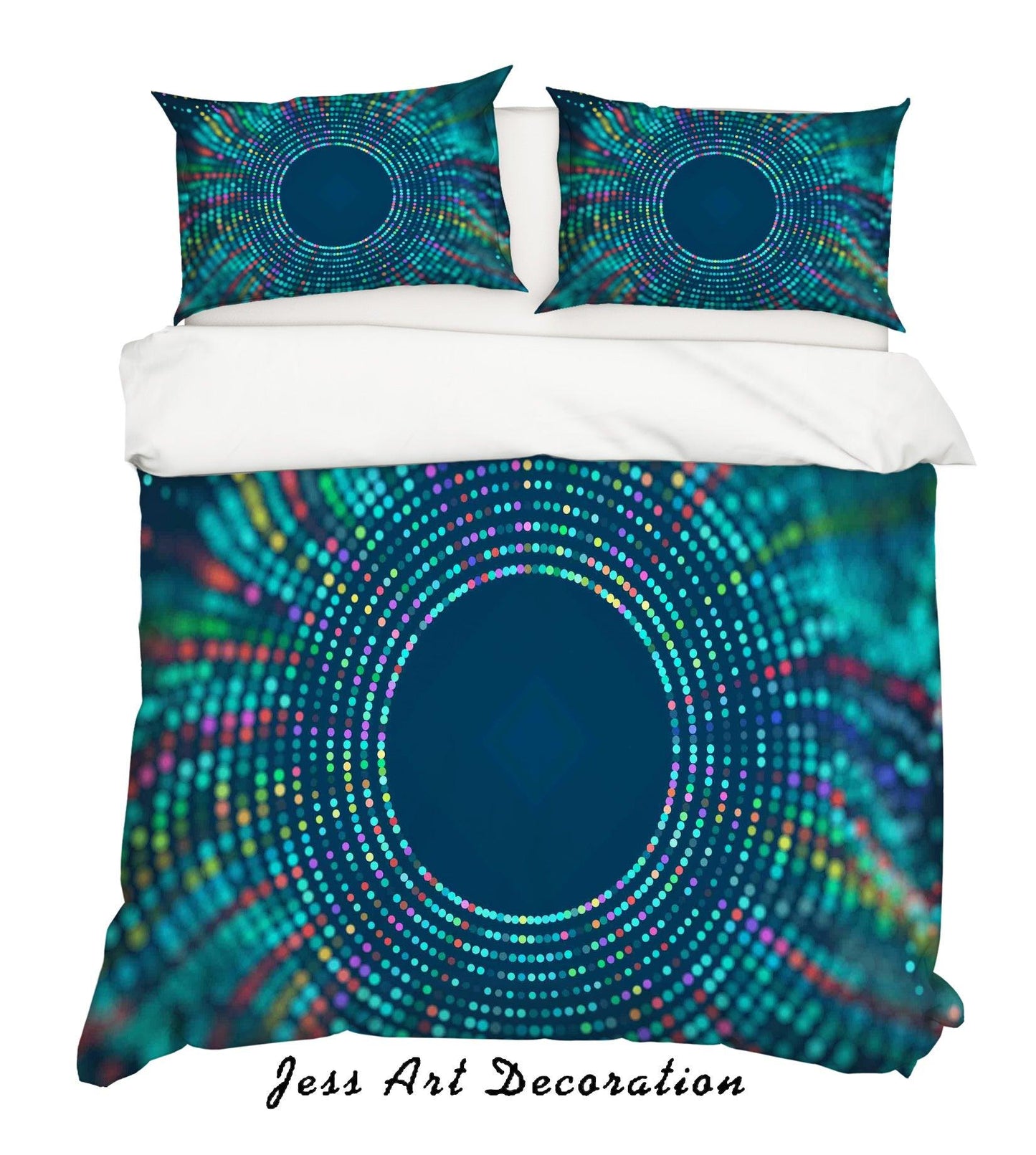 3D Abstract Sun Quilt Cover Set Bedding Set Pillowcases 10