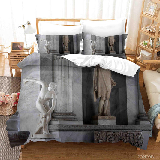 3D Architecture Sculpture Quilt Cover Set Bedding Set Duvet Cover Pillowcases 280