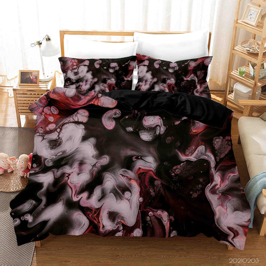3D Abstract Marble Texture Quilt Cover Set Bedding Set Duvet Cover Pillowcases 42