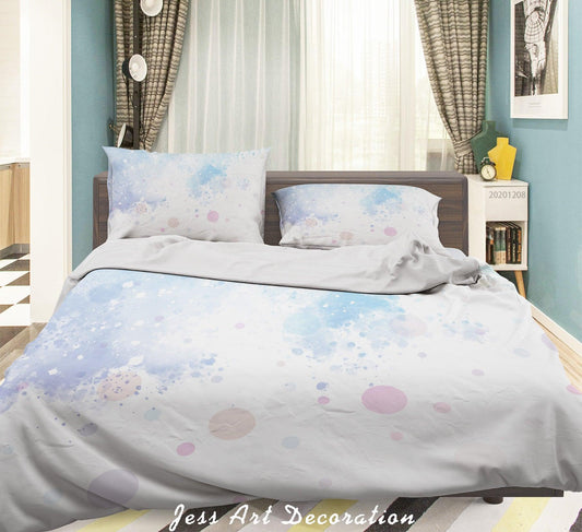 3D Abstract Watercolour Quilt Cover Set Bedding Set Duvet Cover Pillowcases LXL