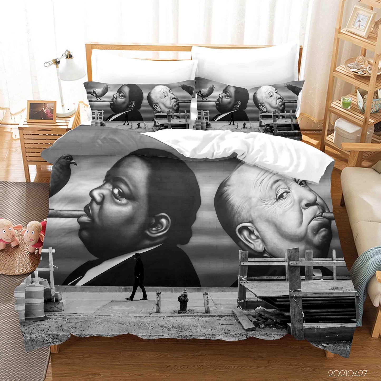 3D Abstract Artist Works Graffiti Quilt Cover Set Bedding Set Duvet Cover Pillowcases 92