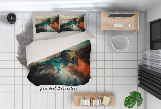 3D Abstract Pattern Quilt Cover Set Bedding Set Duvet Cover Pillowcases LQH A120