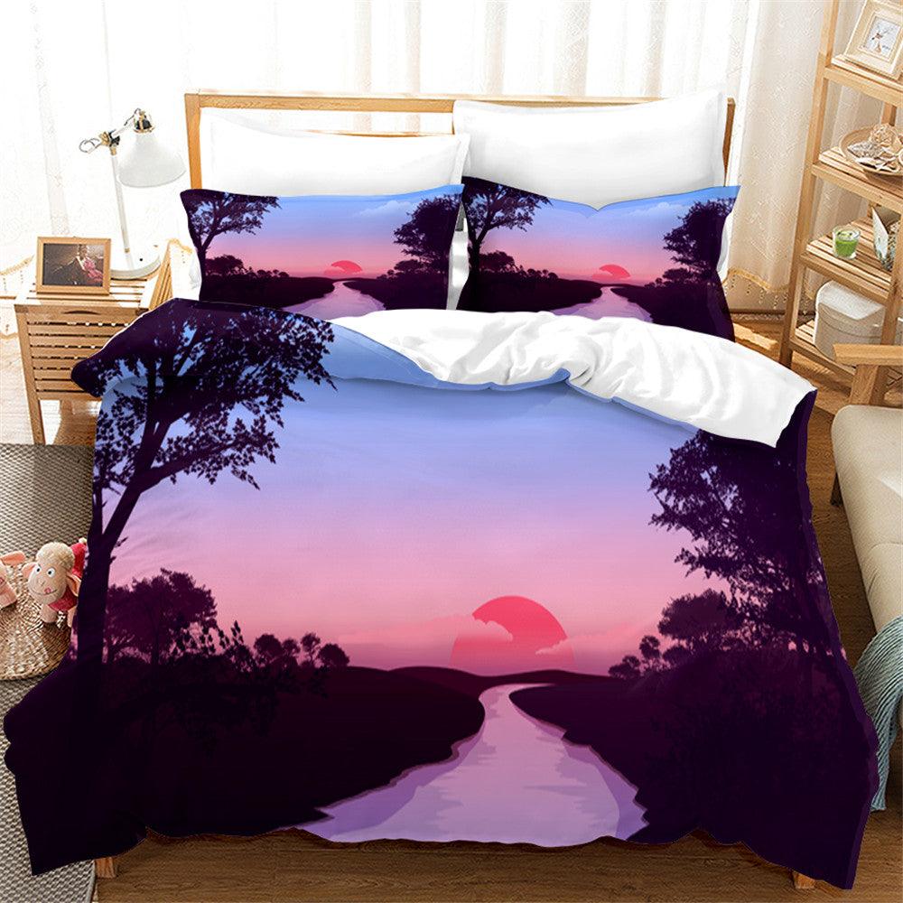 3D Art Nature Landscape Quilt Cover Set Bedding Set Duvet Cover Pillowcases 14