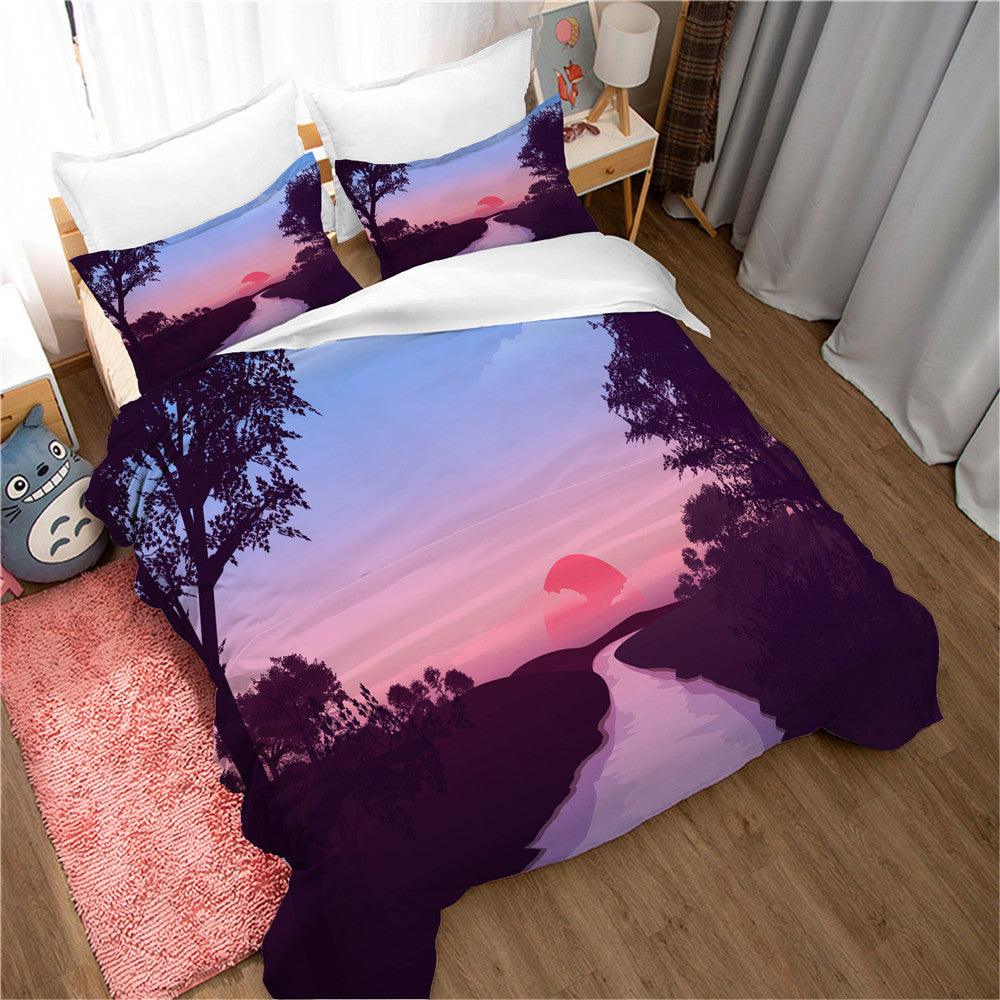 3D Art Nature Landscape Quilt Cover Set Bedding Set Duvet Cover Pillowcases 14