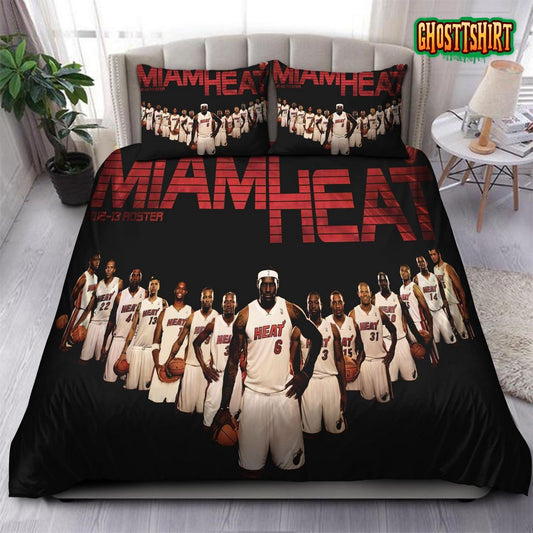 2012 2013 Roster Miami Heat NBA 32 Bedding Set