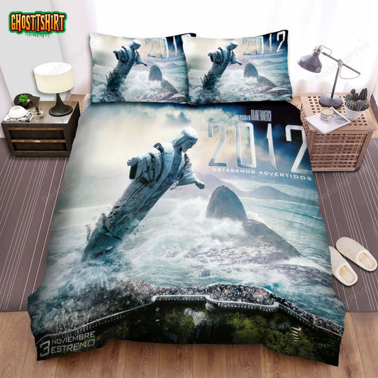 2012 (I) Movie Poster 2 Bed Sheets Duvet Cover Bedding Set