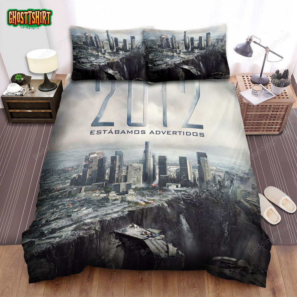 2012 (I) Movie Poster 4 Bed Sheets Duvet Cover Bedding Set