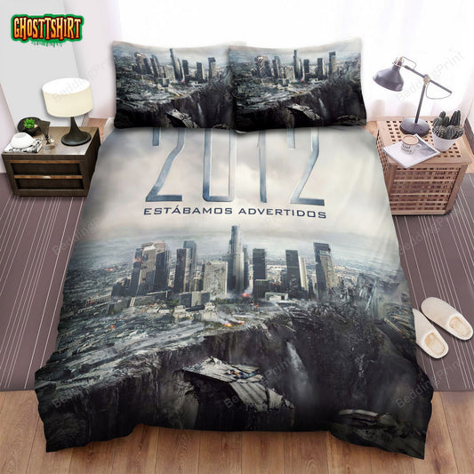 2012 (I) Movie Poster 4 Bed Sheets Duvet Cover Bedding Set