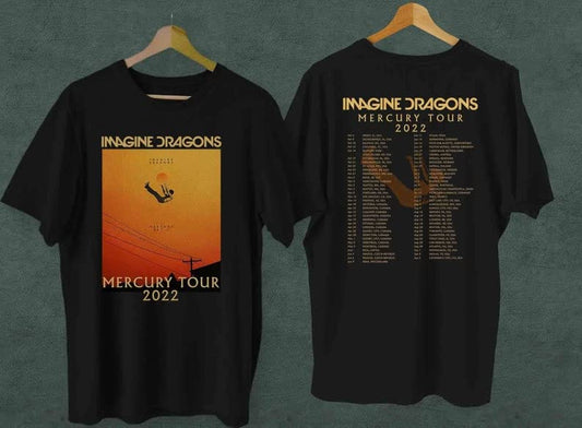 imagine dragons tour 2022 Double sided tshirt