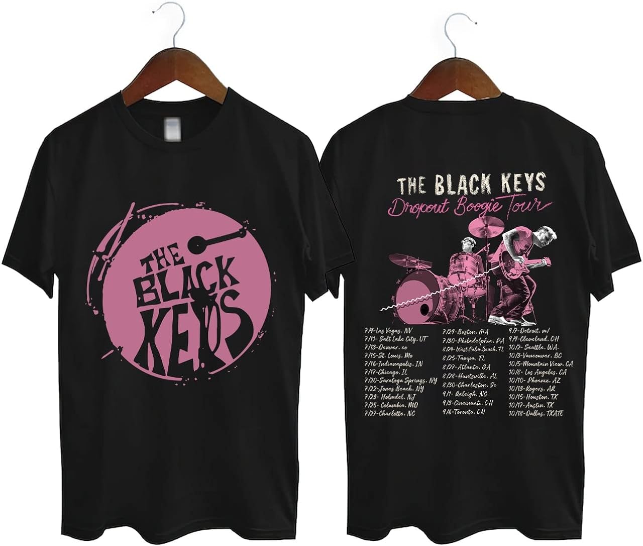 The Black Keys Drop Out Boogie Tour 2022 Shirt, Vintage T-Shirt