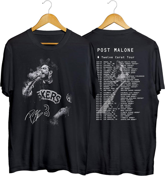 Post Malone Tour 2022 Shirt, Twelve Carat Tour Shirt, Music Concert 2022
