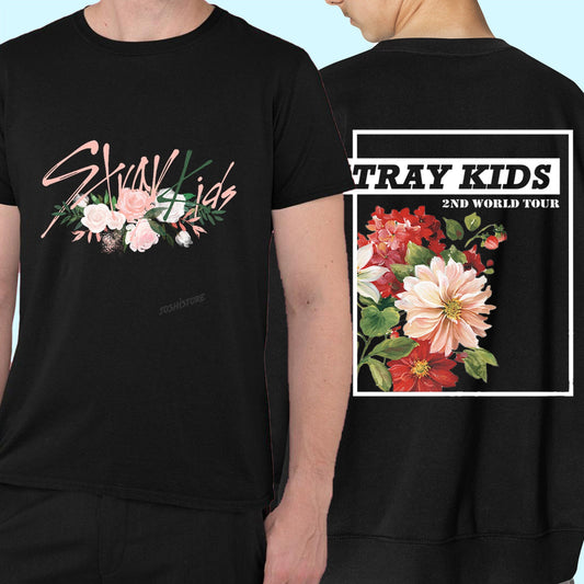 Stray Kids 2nd World Tour MANIAC 2022 Double Sided Shirt