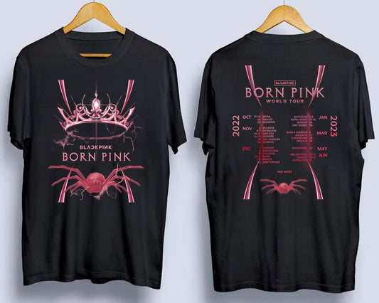 Blackpink Born Pink World Tour Shirt, Born Pink Shirt, Blackpink World Tour Shirt, Blackpink Shirt
