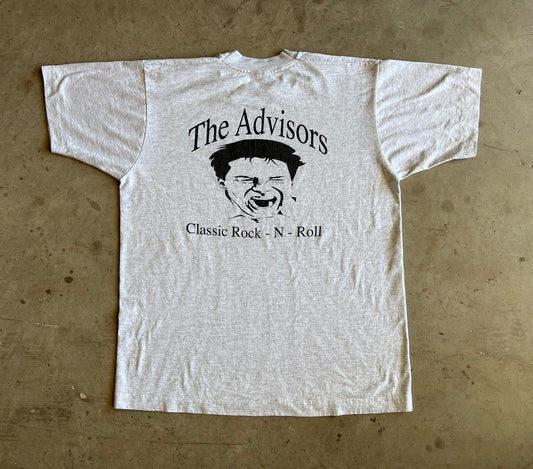 90s The Advisors Classic Rock- N- Roll t shirt