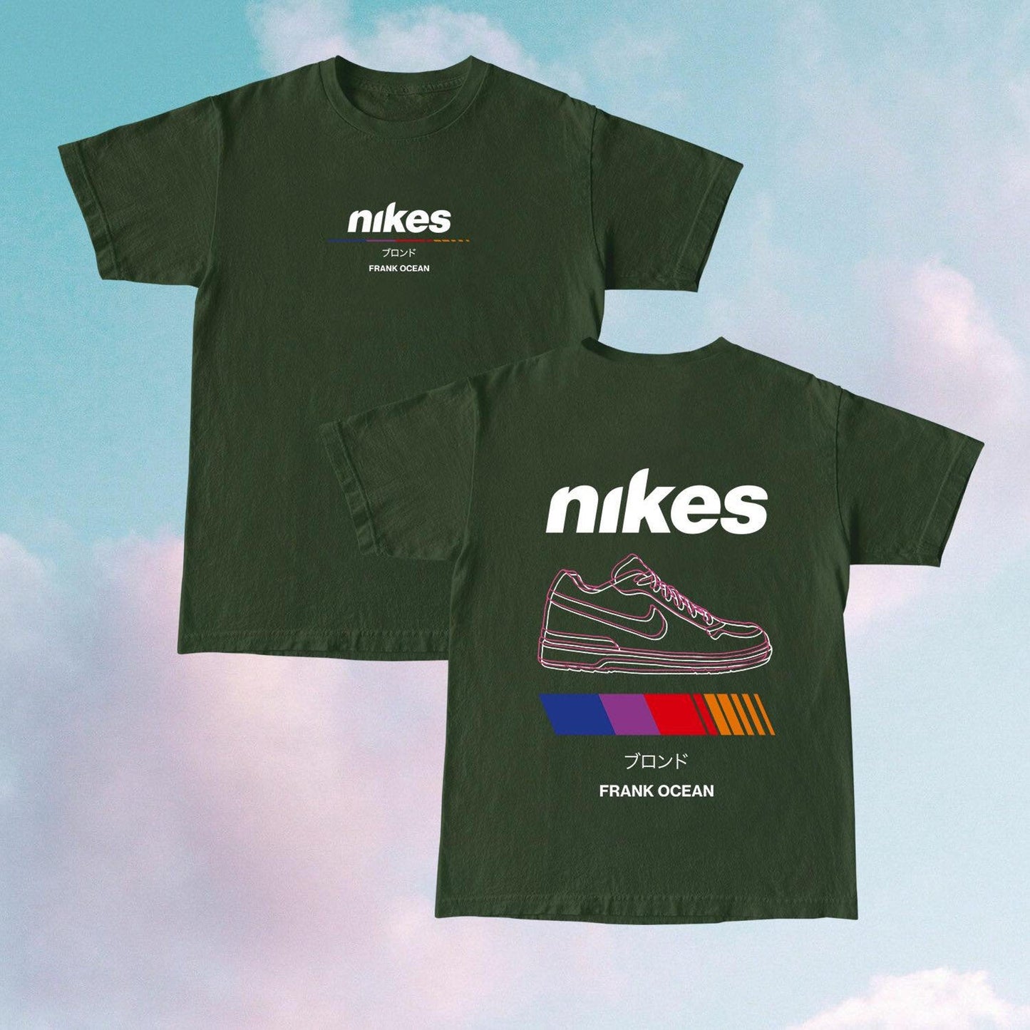 Frank Ocean BLOND N!KES Hand Drawing T-Shirt