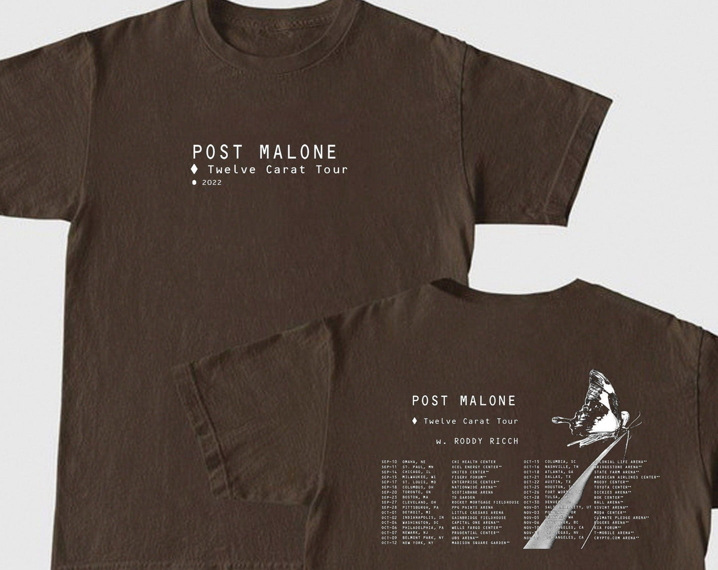 PM Twelve Carat 2022 Tour shirt