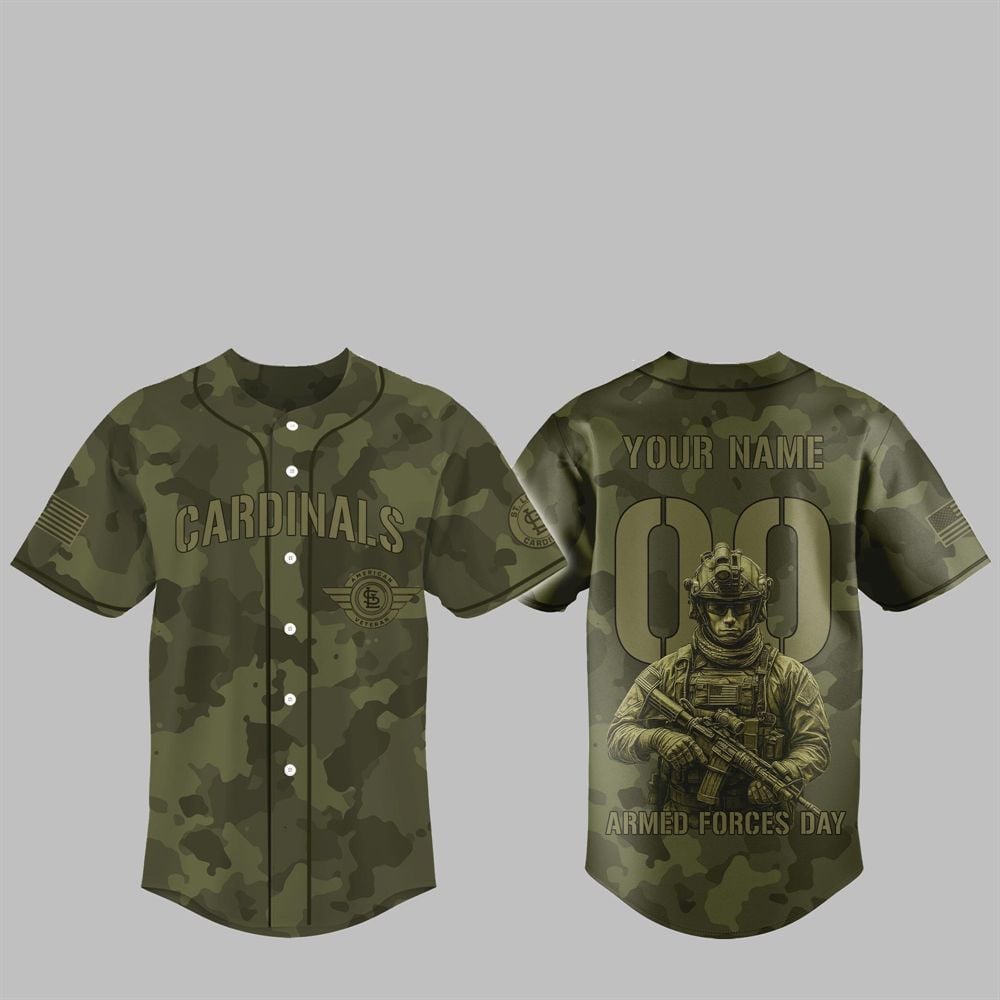 2025 Cardinals Armed Forces Day Night Jersey - Grishko.com