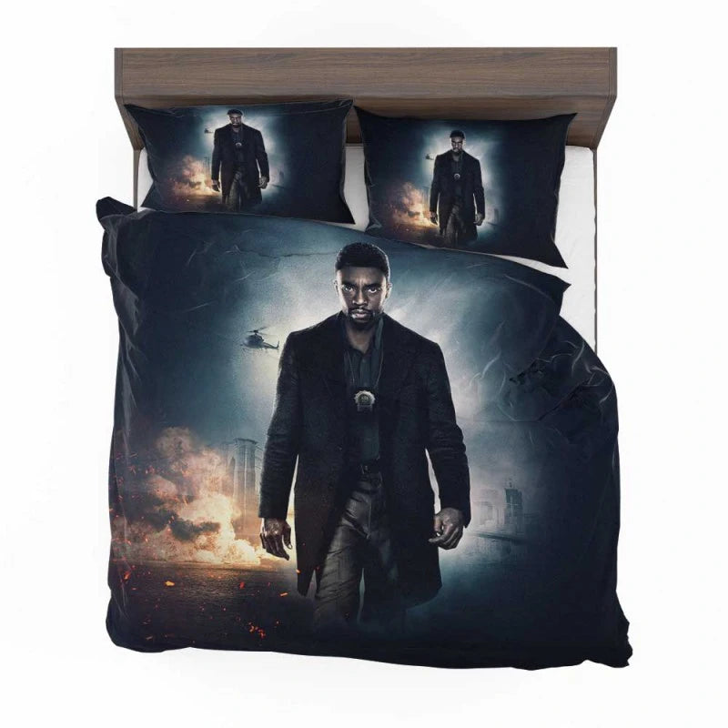 21 Bridges Movie Chadwick Boseman Bedding Set