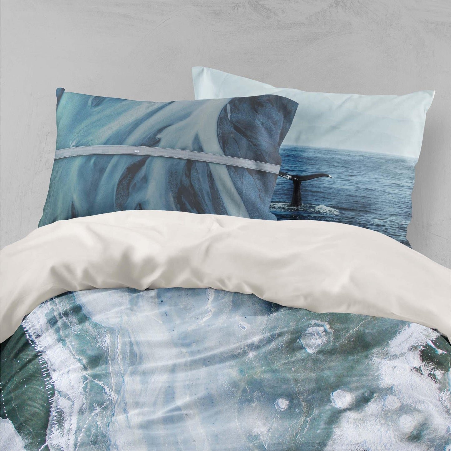 3D Blue Sea Quilt Cover Set Bedding Set Pillowcases 42