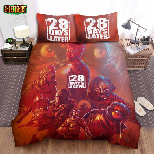 28 Days Later... Movie Poster Ii Photo Bed Sheets Spread Comforter Duvet Cover Bedding Set