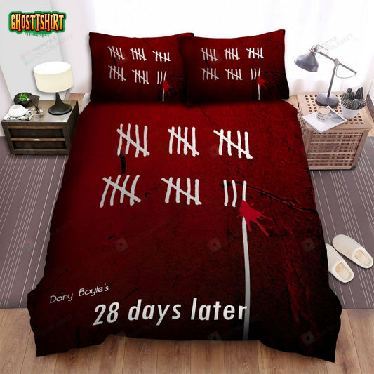 28 Days Later... Movie Poster Iii Photo Bed Sheets Spread Comforter Duvet Cover Bedding Set
