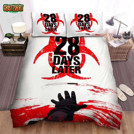 28 Days Later... Movie Poster Photo Bed Sheets Spread Comforter Duvet Cover Bedding Set