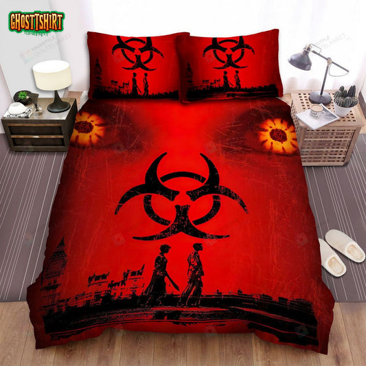 28 Days Later... Movie Poster V Photo Bed Sheets Spread Comforter Duvet Cover Bedding Set