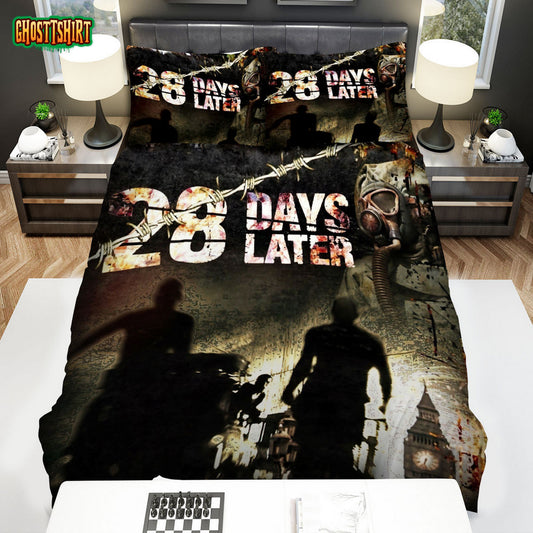 28 Days Later... Movie Run Photo Bed Sheets Spread Comforter Duvet Cover Bedding Set