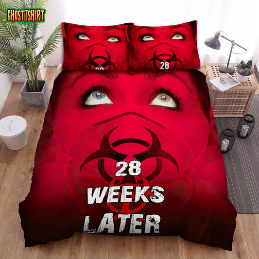 28 Weeks Later Movie Poster 3 Bed Sheets Spread Comforter Duvet Cover Bedding Set