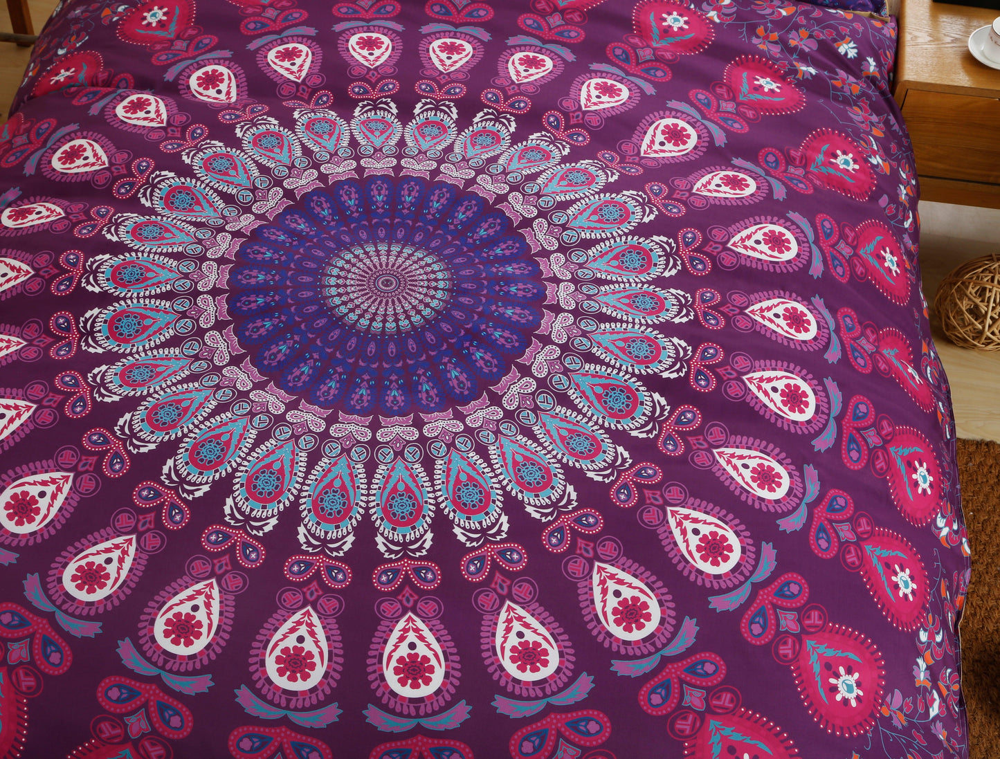 3D Bohemian Indian Circle Quilt Cover Set Bedding Set Pillowcases 121