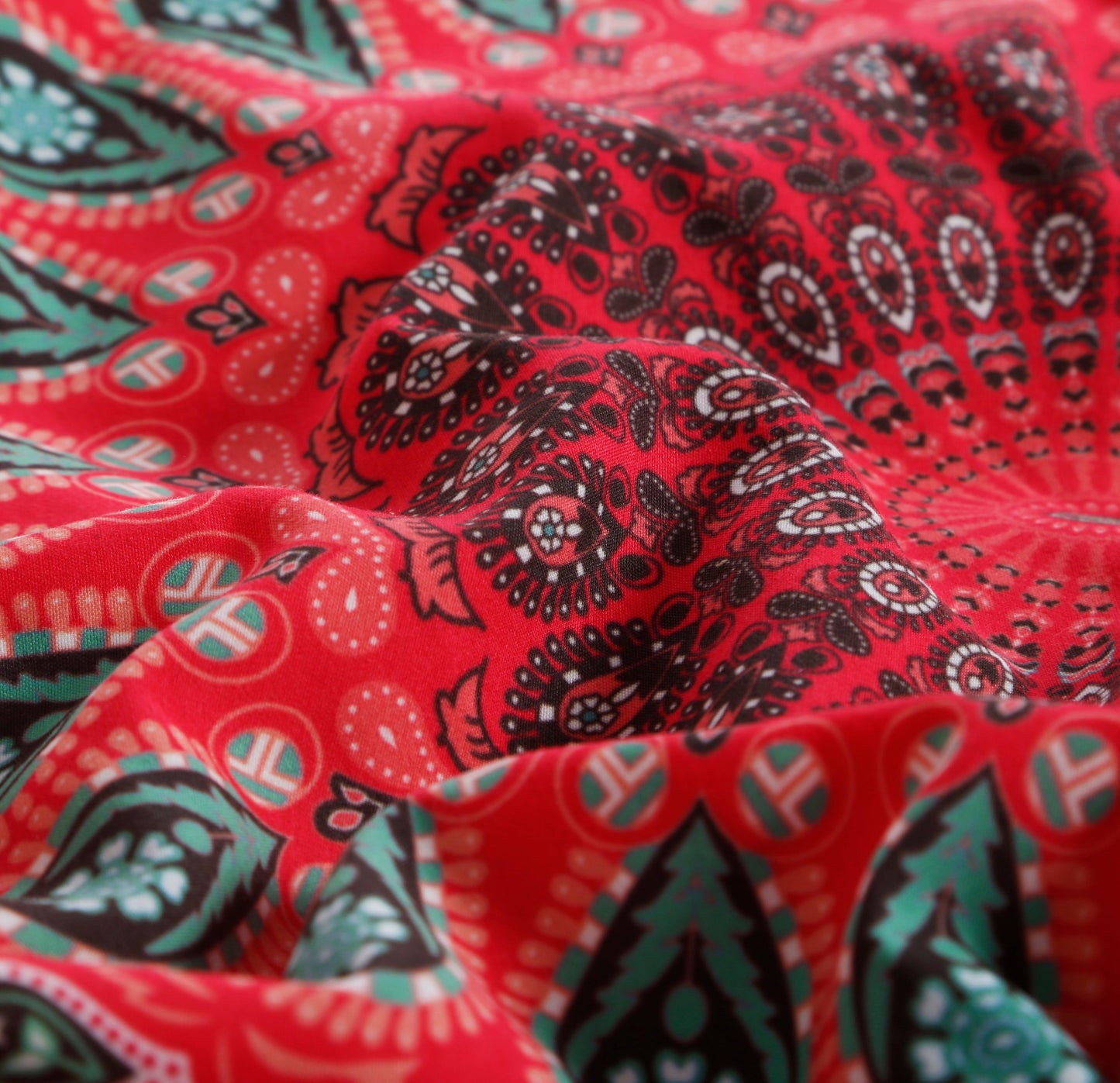 3D Bohemian Red Quilt Cover Set Bedding Set Pillowcases 119