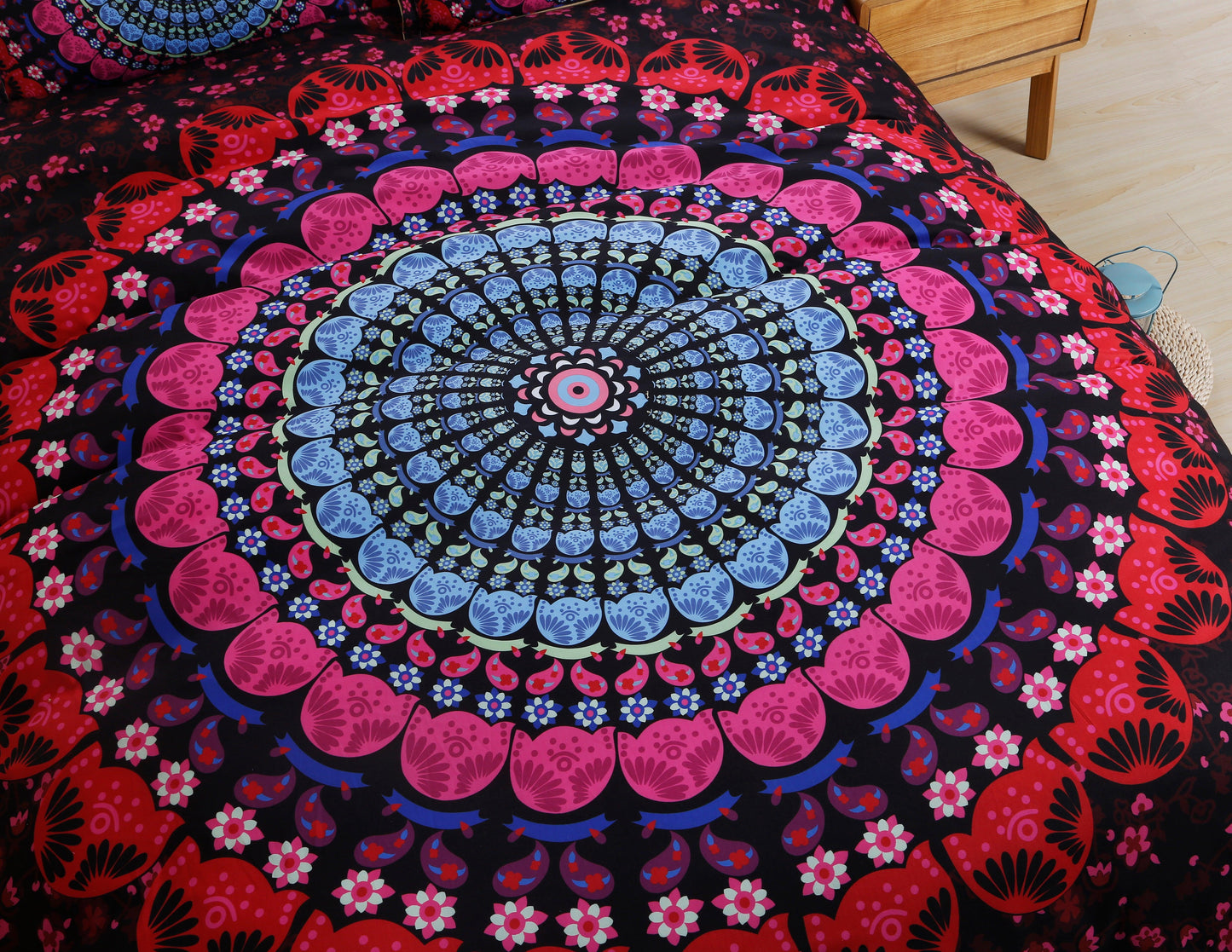 3D Bohemian Indian Circle Quilt Cover Set Bedding Set Pillowcases 124