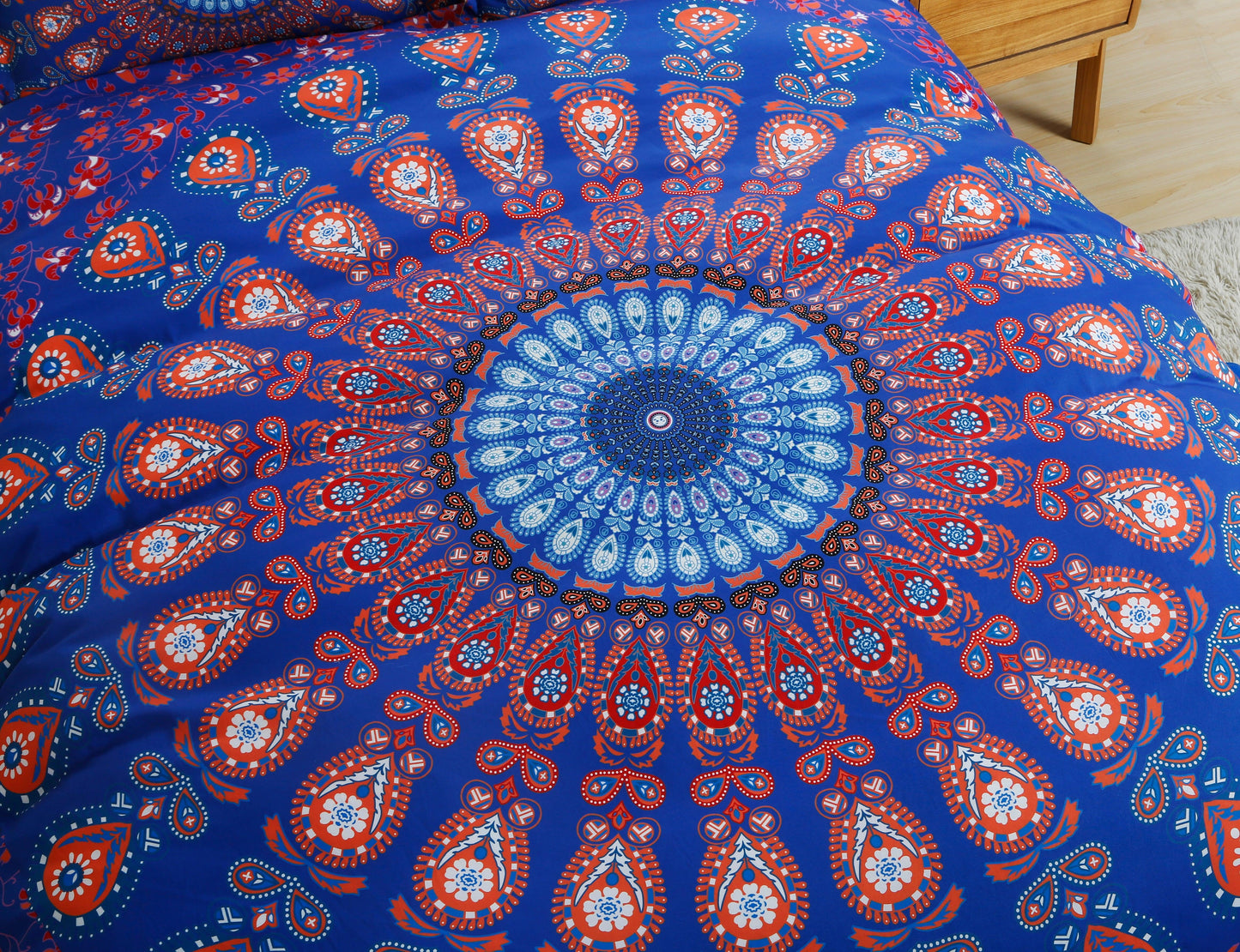 3D Bohemian Indian Circle Quilt Cover Set Bedding Set Pillowcases 123