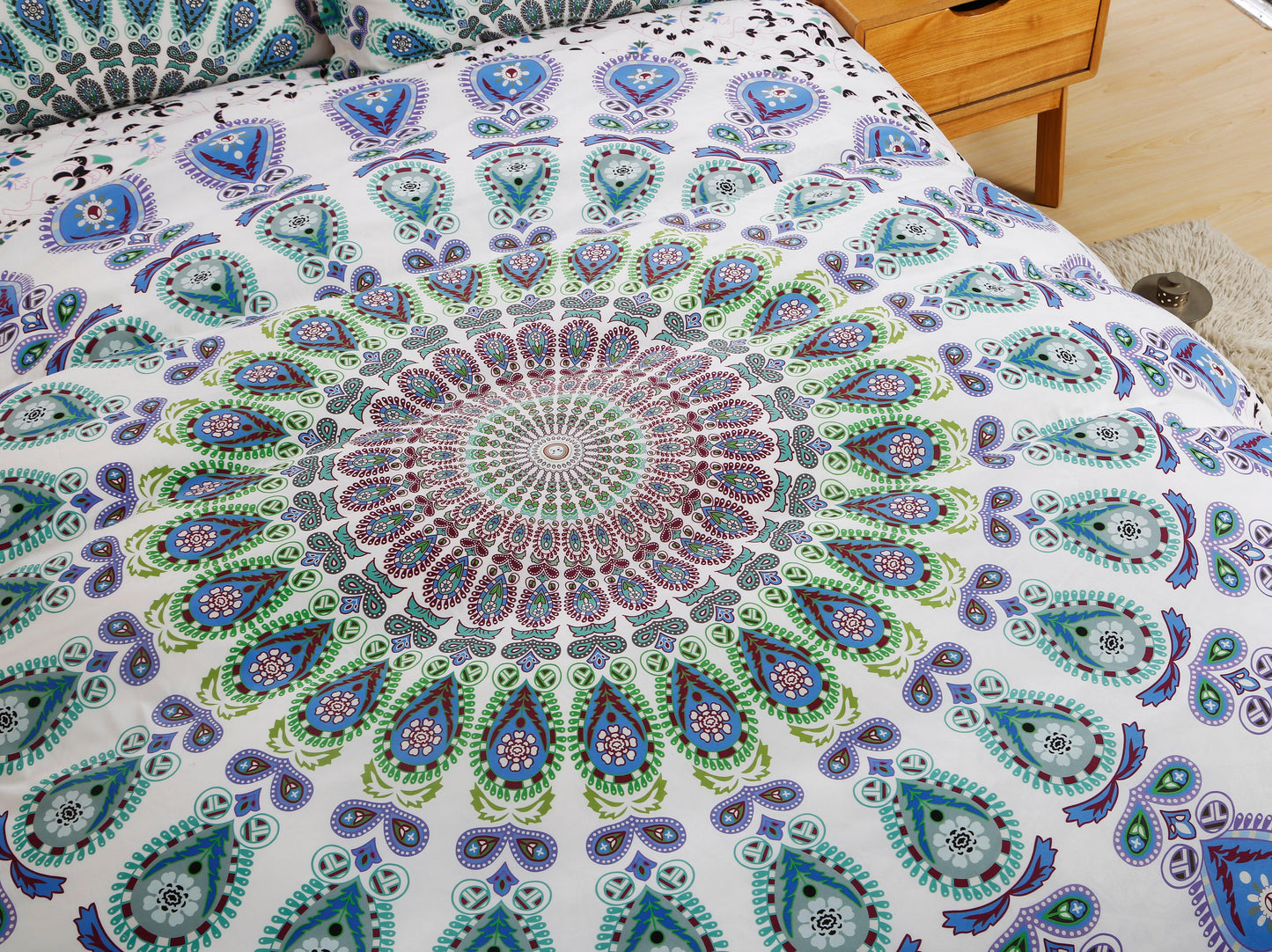 3D Bohemian Indian Circle Quilt Cover Set Bedding Set Pillowcases 128