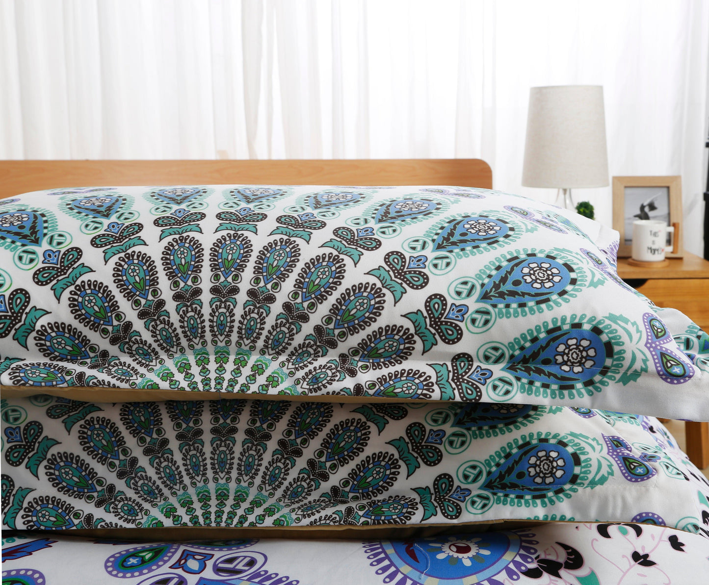 3D Bohemian Indian Circle Quilt Cover Set Bedding Set Pillowcases 128