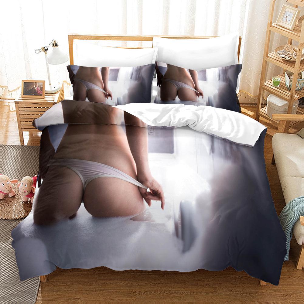 3D Bikini Girl Quilt Cover Set Bedding Set Duvet Cover Pillowcases A056 LQH