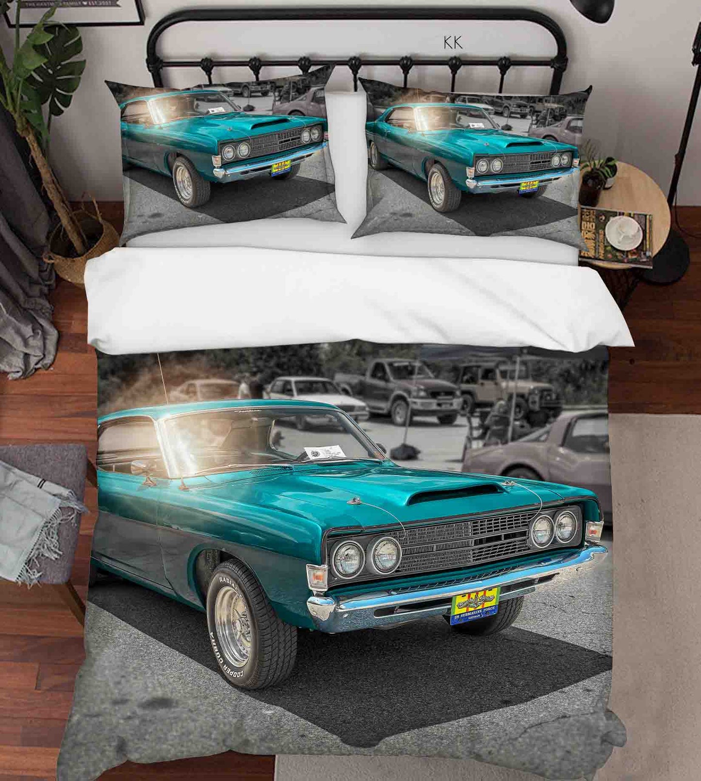 3D Automobile Sunlight Quilt Cover Set Bedding Set Duvet Cover Pillowcase 426