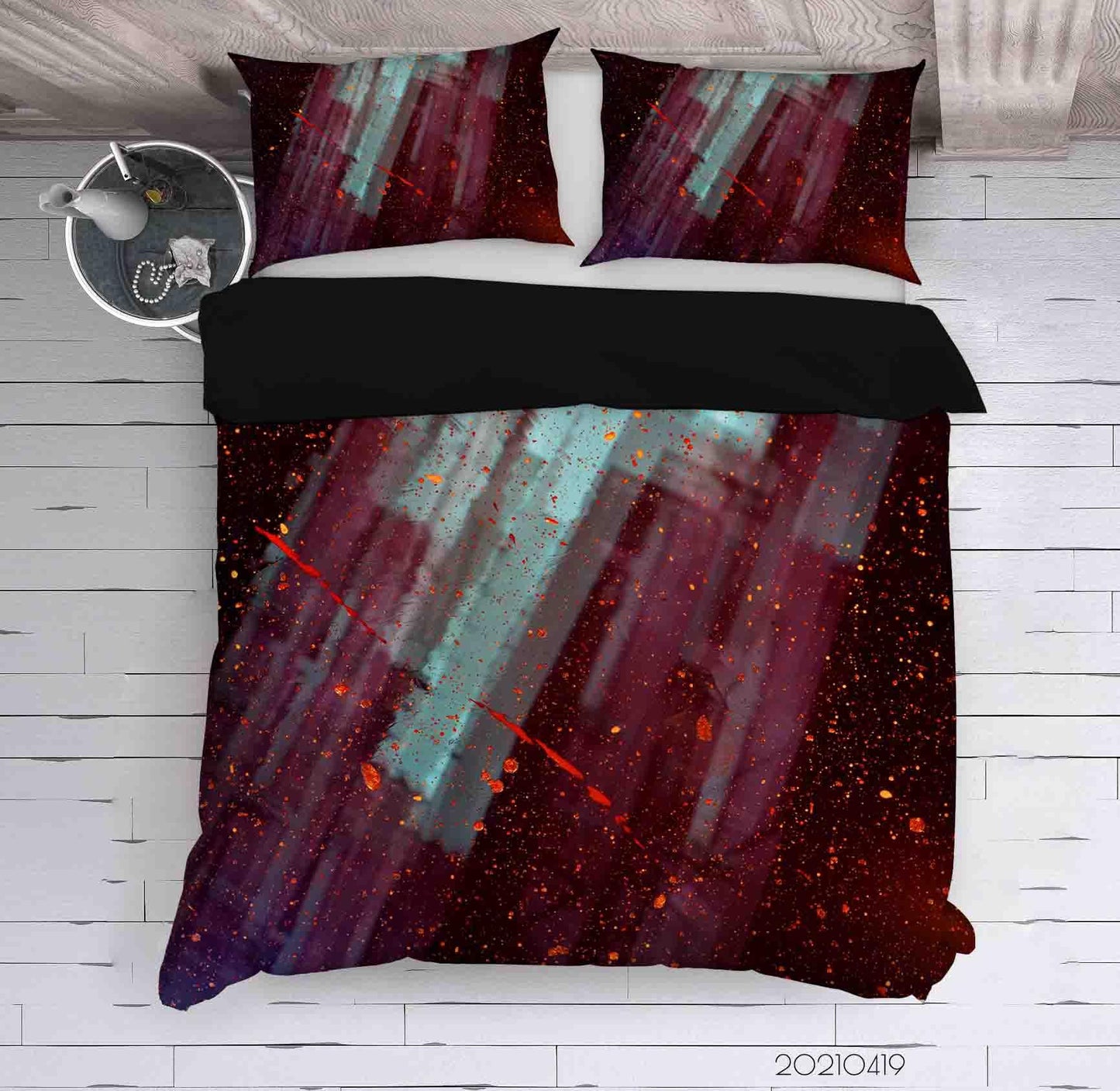 3D Abstract Texture Pattern Quilt Cover Set Bedding Set Duvet Cover Pillowcases 146