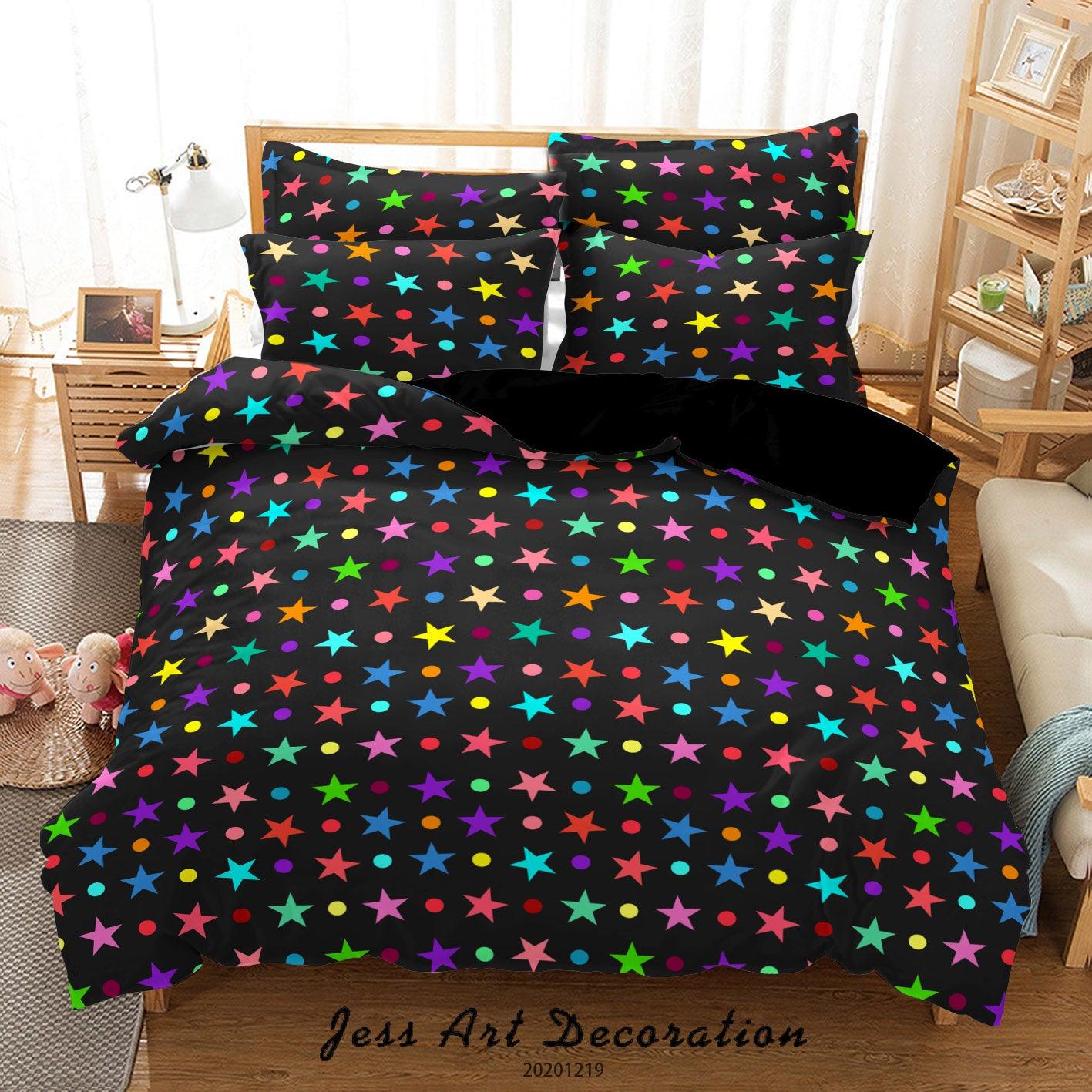 3D Abstract Colorful Geometric Pattern Quilt Cover Set Bedding Set Duvet Cover Pillowcases 31