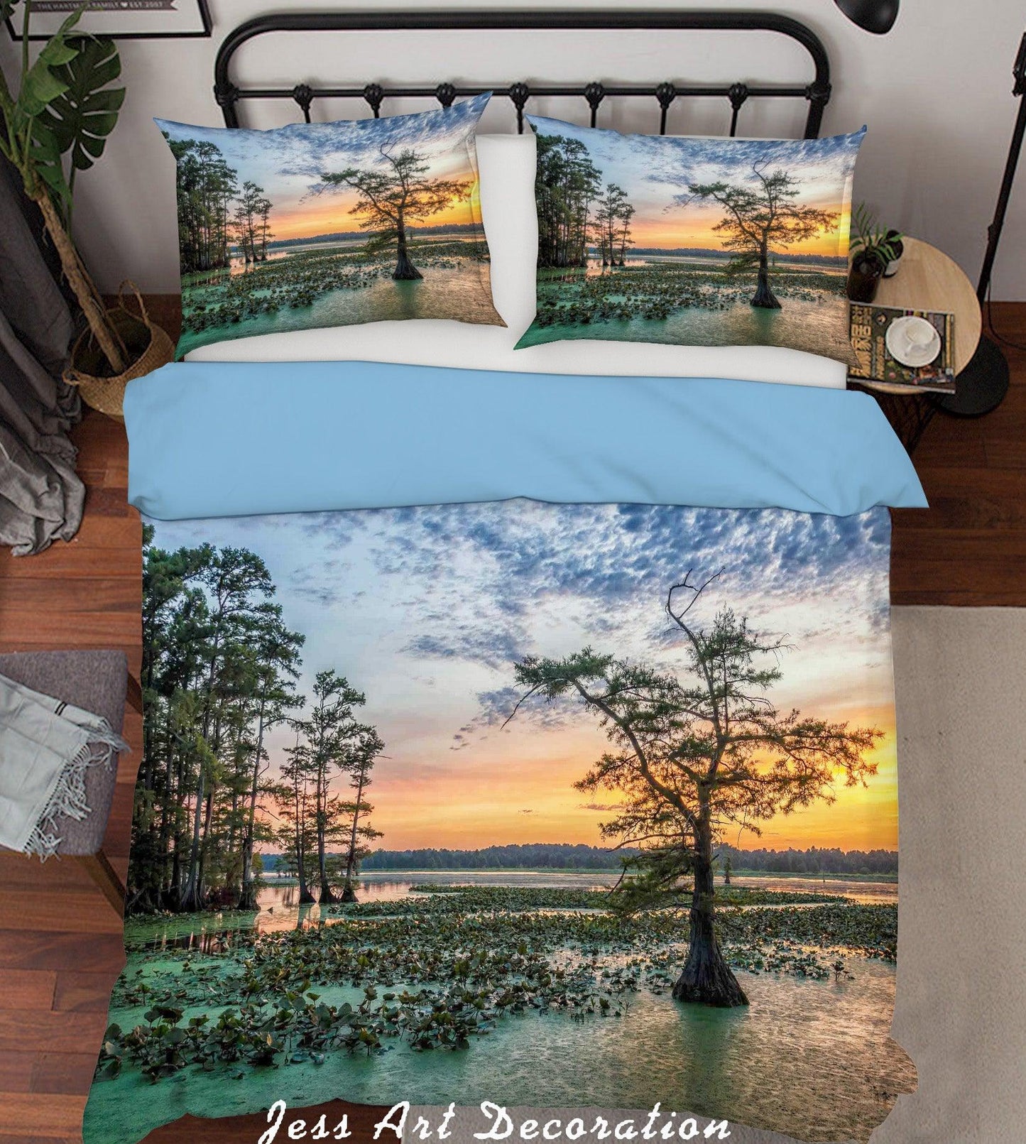 3D  Seaside Sunset Scenery Quilt Cover Set Bedding Set Pillowcases  35