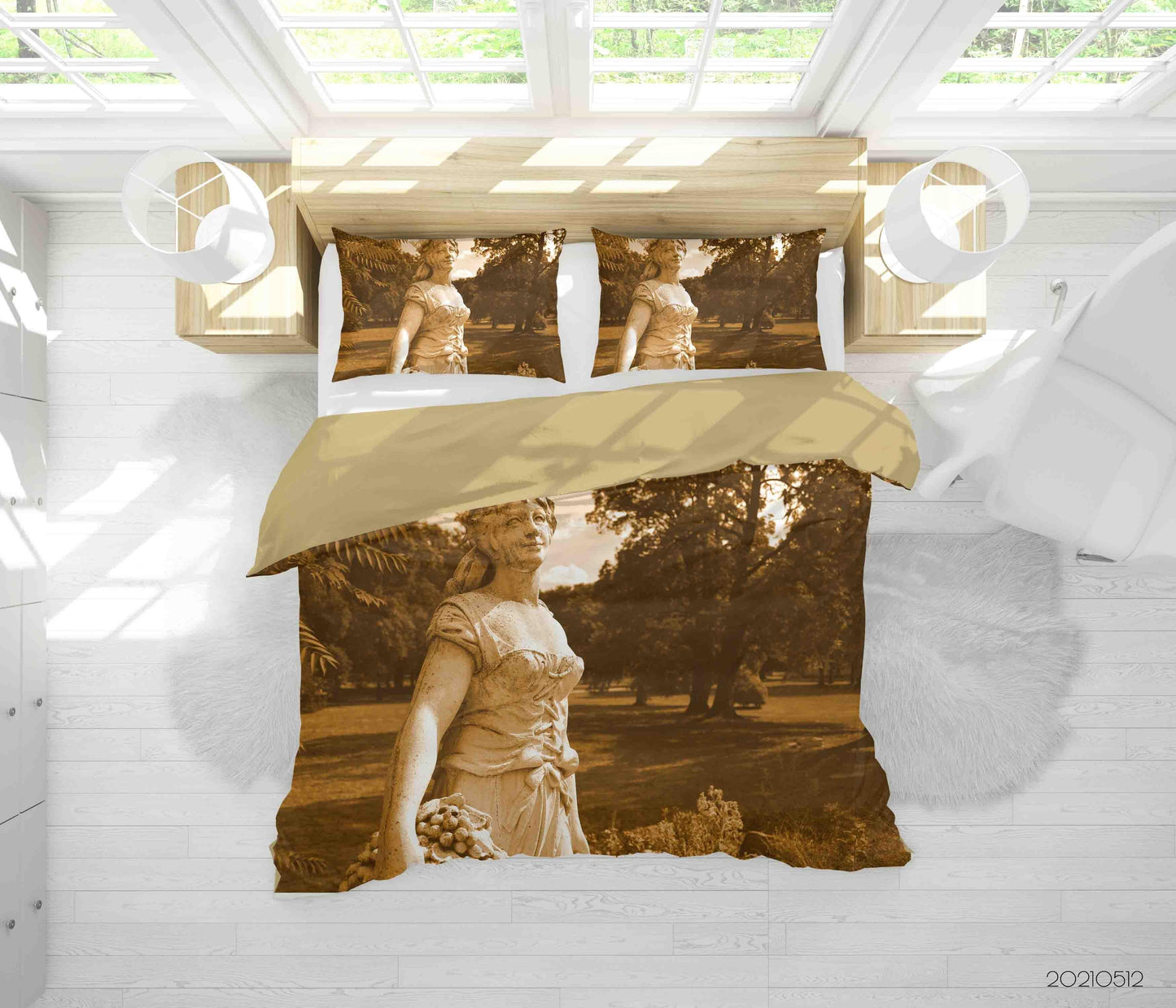 3D Art Sculpture Landscape Quilt Cover Set Bedding Set Duvet Cover Pillowcases 295