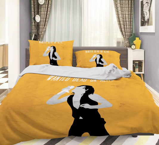 3D Bon Jovi Quilt Cover Set Bedding Set Pillowcases 17