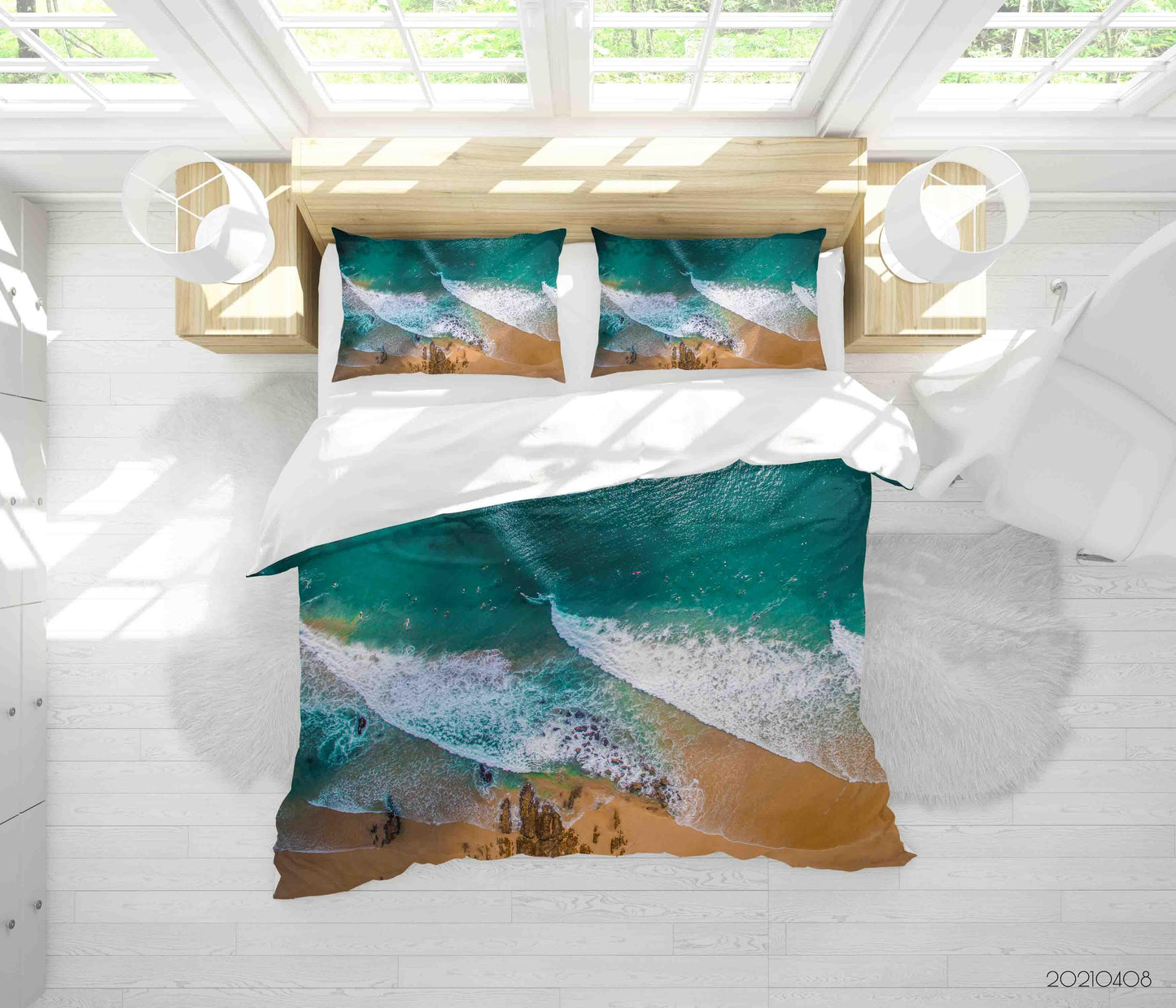 3D Beach Landscape Quilt Cover Set Bedding Set Duvet Cover Pillowcases 14