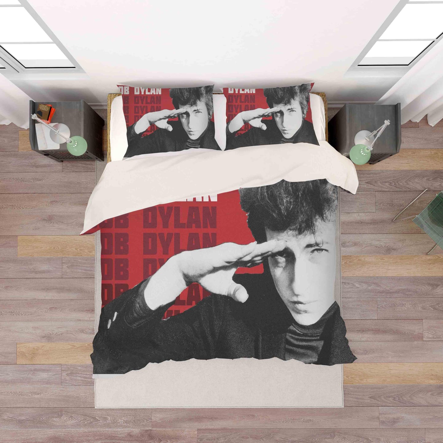 3D Bob Dylan Quilt Cover Set Bedding Set Pillowcases 11